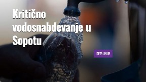 Kasni ključni vodovod za Sopot